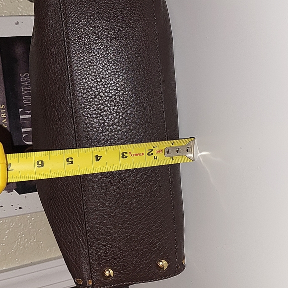 Michael Kors brown Hamilton soft leather satchel/convertable bag, triple… - Picture 8 of 13